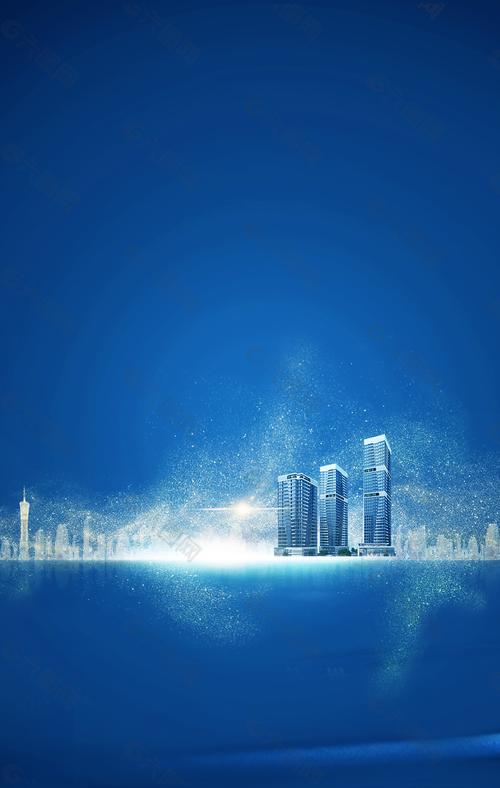 房地产开业促销楼盘开业活动海报背景